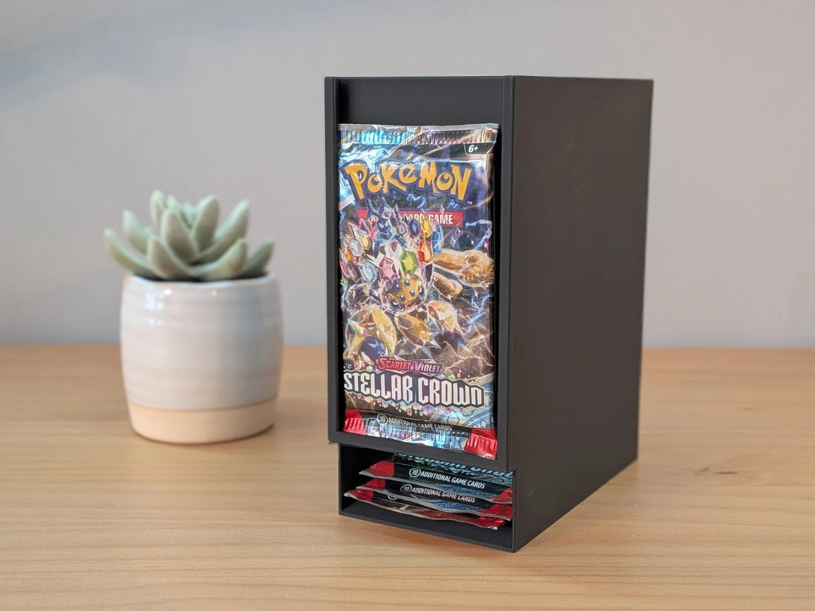 Booster Pack Dispenser | 1-Slot | 3D Printed Pokefab Booster Pack Dispenser | 1-Slot | 3D Printed Pokefab