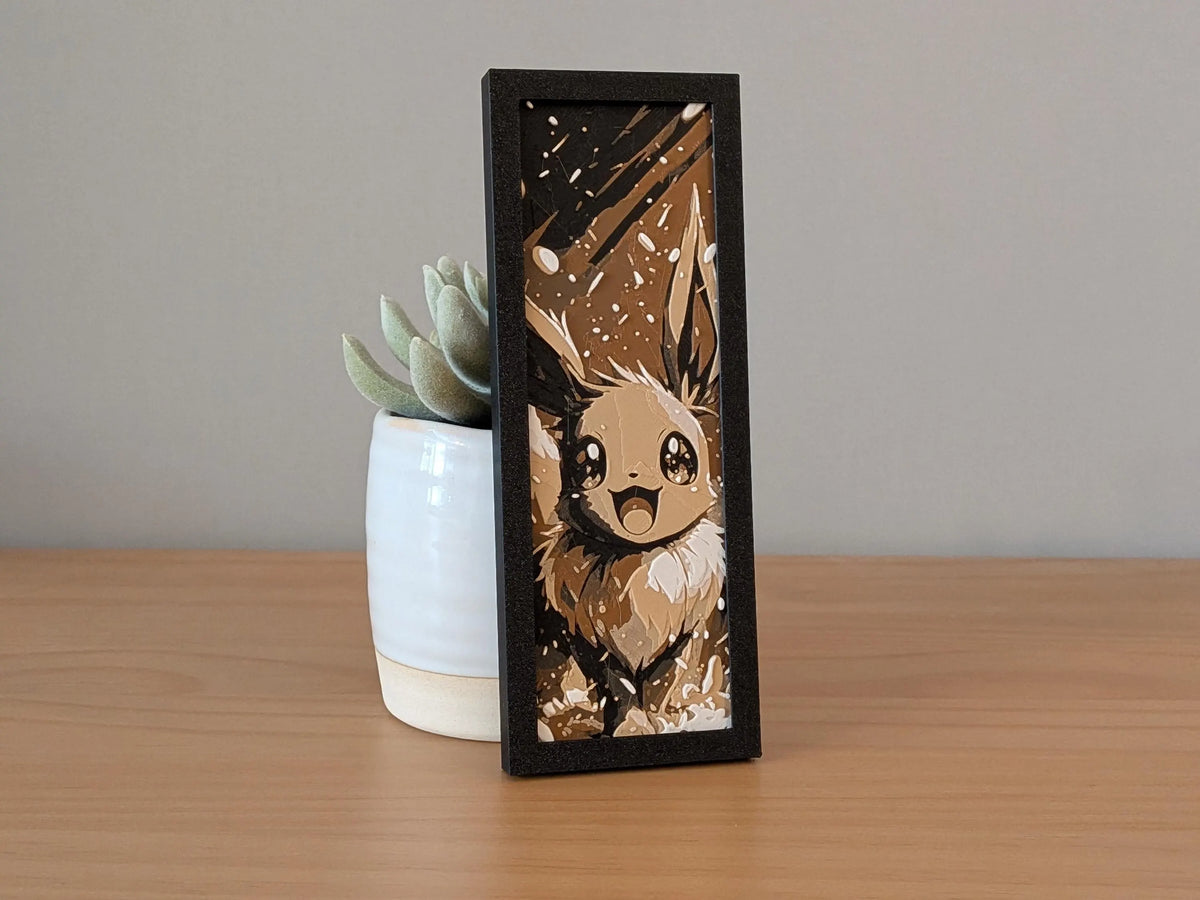 Eevee Art Board | Framed Print | Collectible Art Board