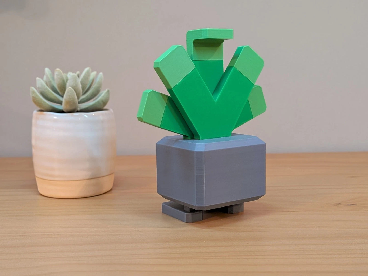 Blocky Oddish | Themed Collectible Figurine | 3D Printed