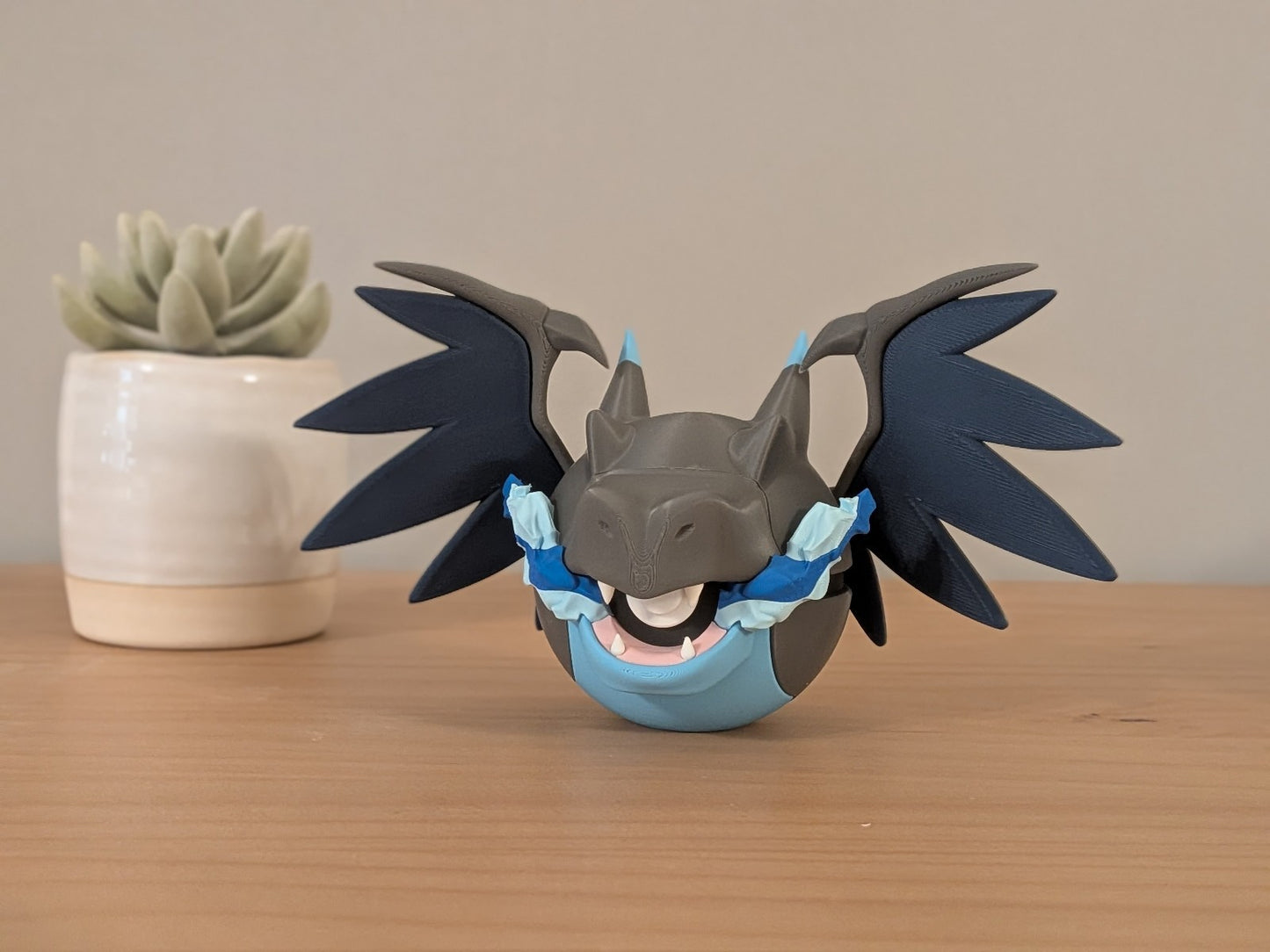 Mega Charizard Ball | Pokémon Themed Pokéball | 3D Printed