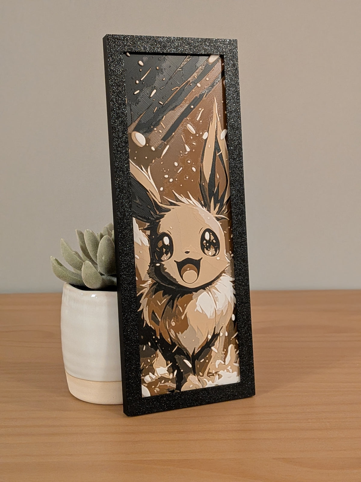 Eevee Art Board | Framed Print | Collectible Art Board