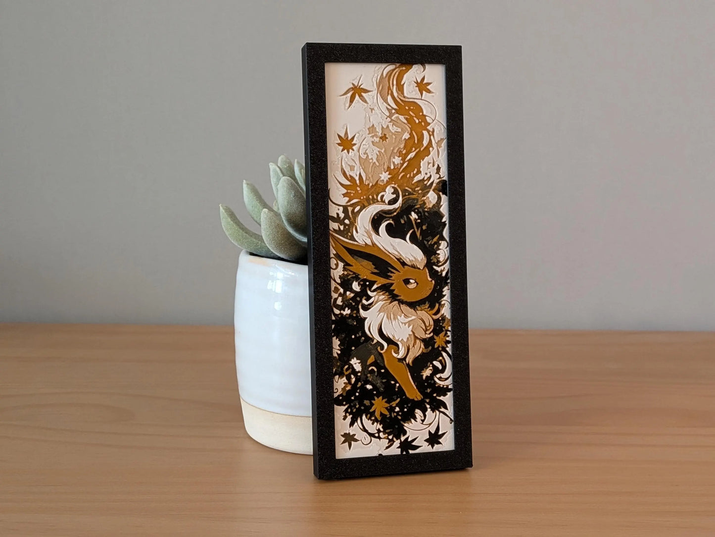 Flareon Art Board | Framed Print | Collectible Art Board