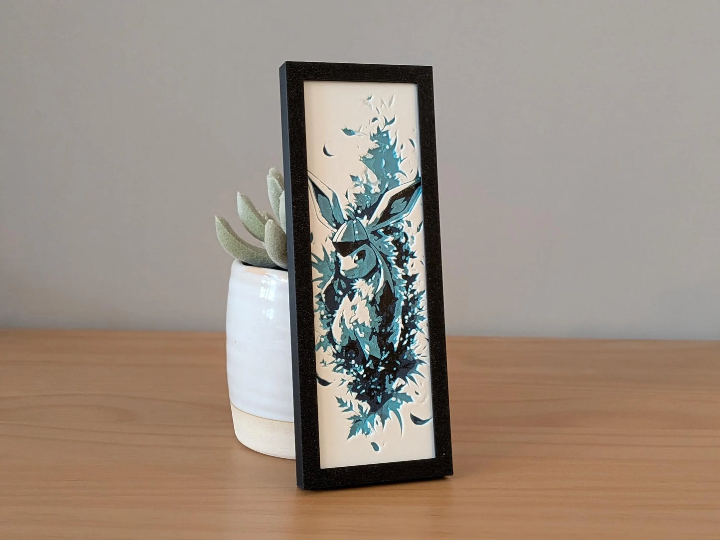 Glaceon Art Board | Framed Print | Collectible Art Board