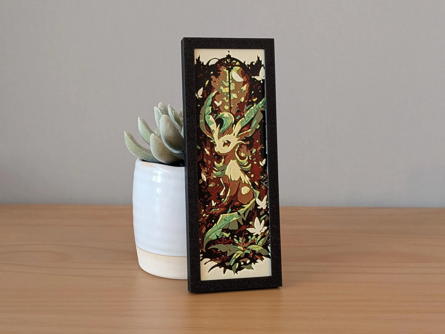 Leafeon Art Board | Framed Print | Collectible Art Board