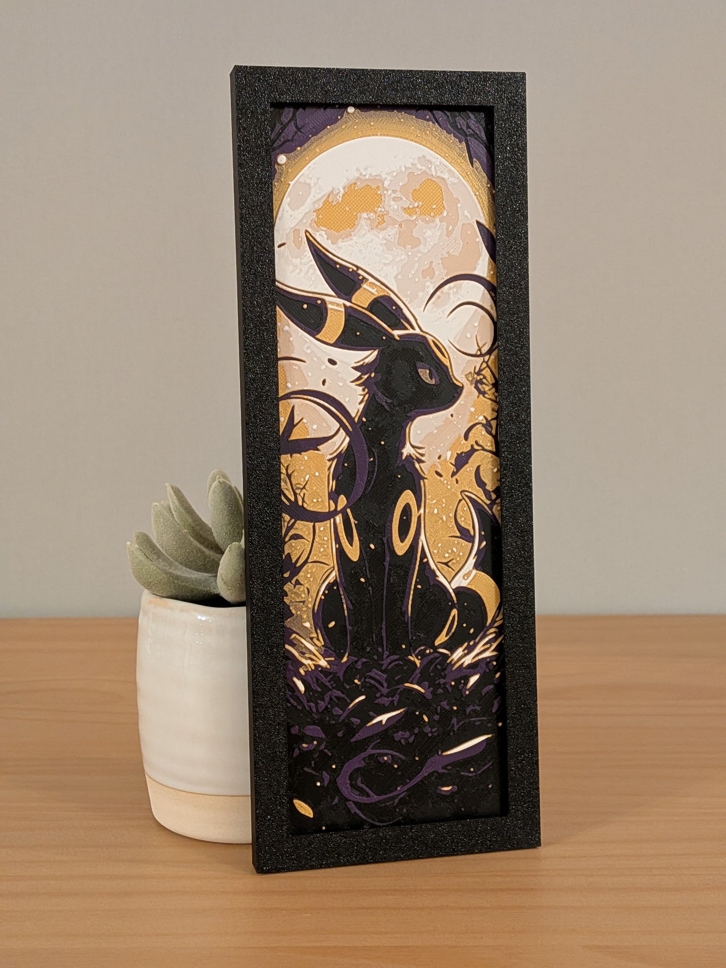 Umbreon Art Board | Framed Print | Collectible Art Board