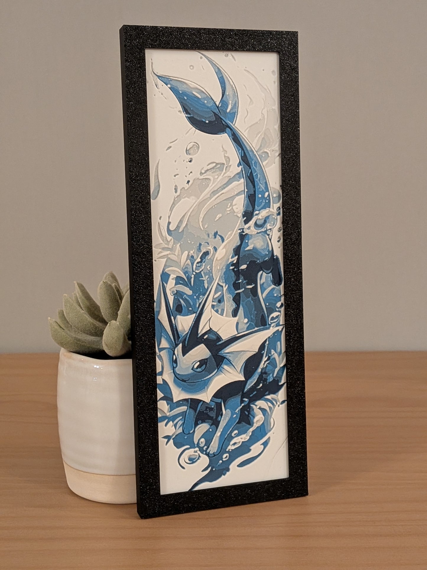 Vaporeon Art Board | Framed Print | Collectible Art Board