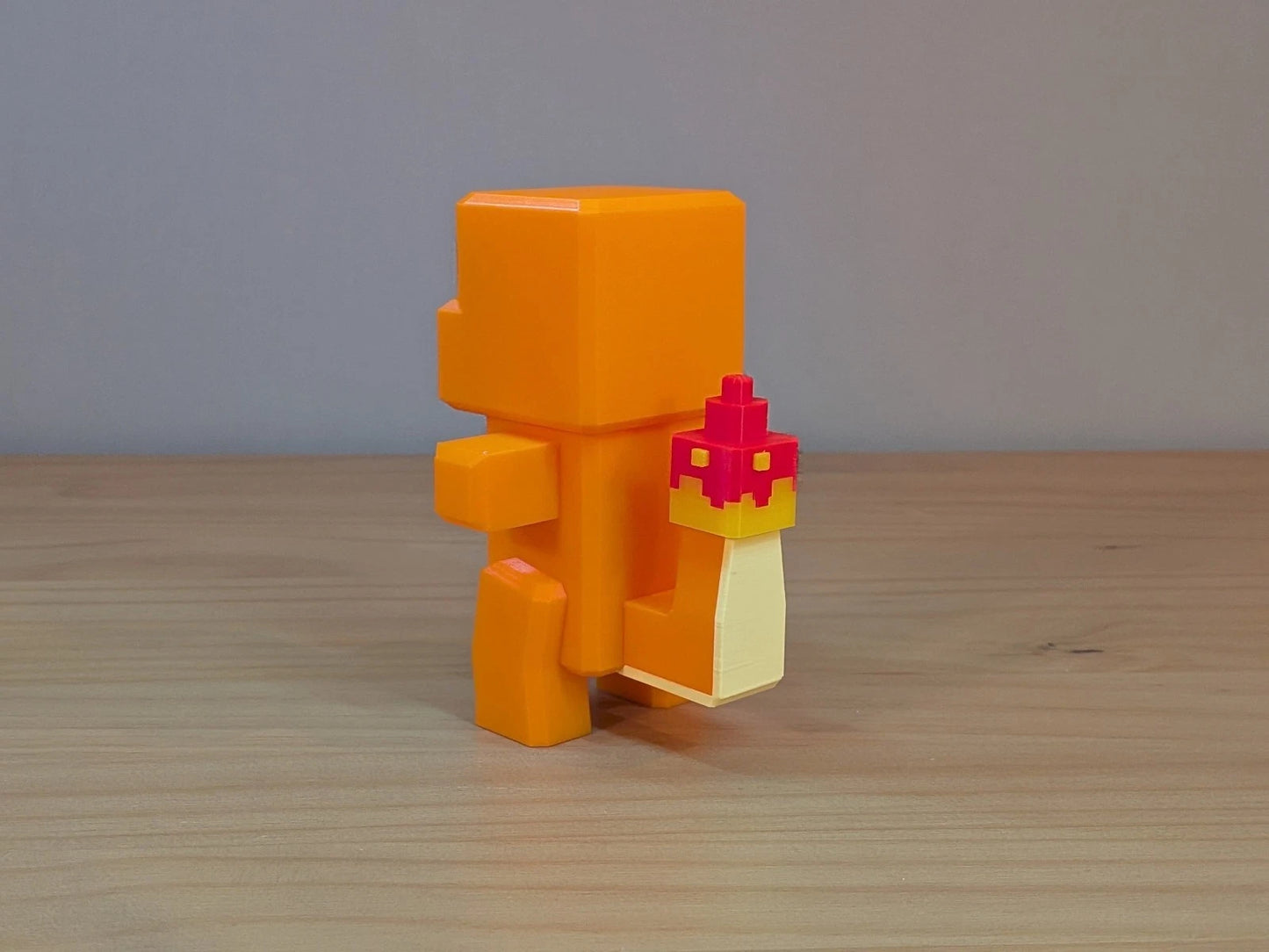 Blocky Charmander| Themed Collectible Figurine | 3D Printed