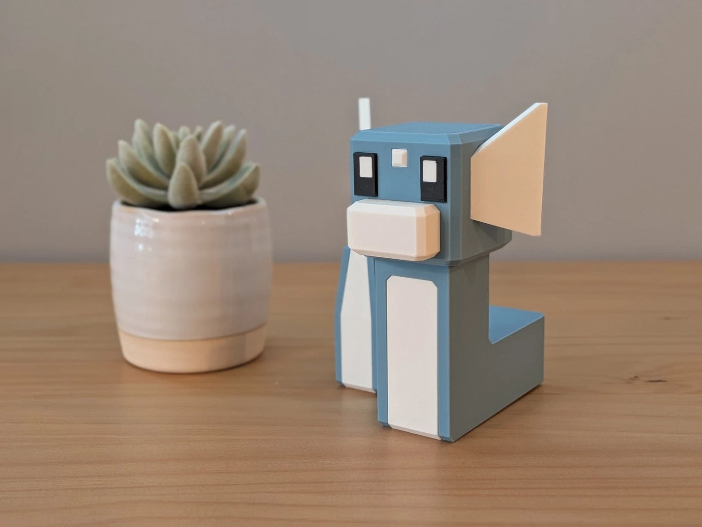 Blocky Dratini | Themed Collectible Figurine | 3D Printed
