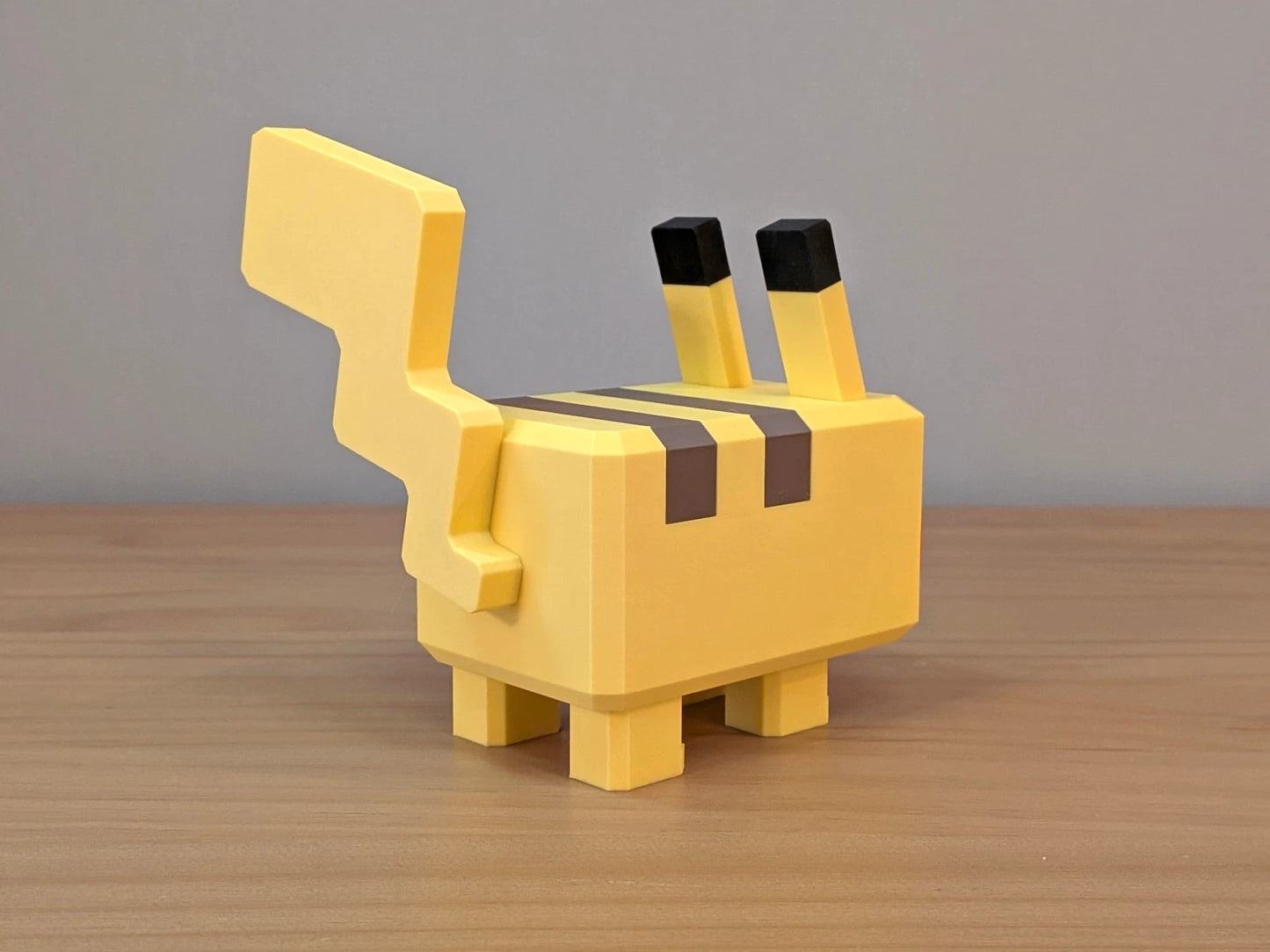 Blocky Pikachu | Themed Collectible Figurine | 3D Printed