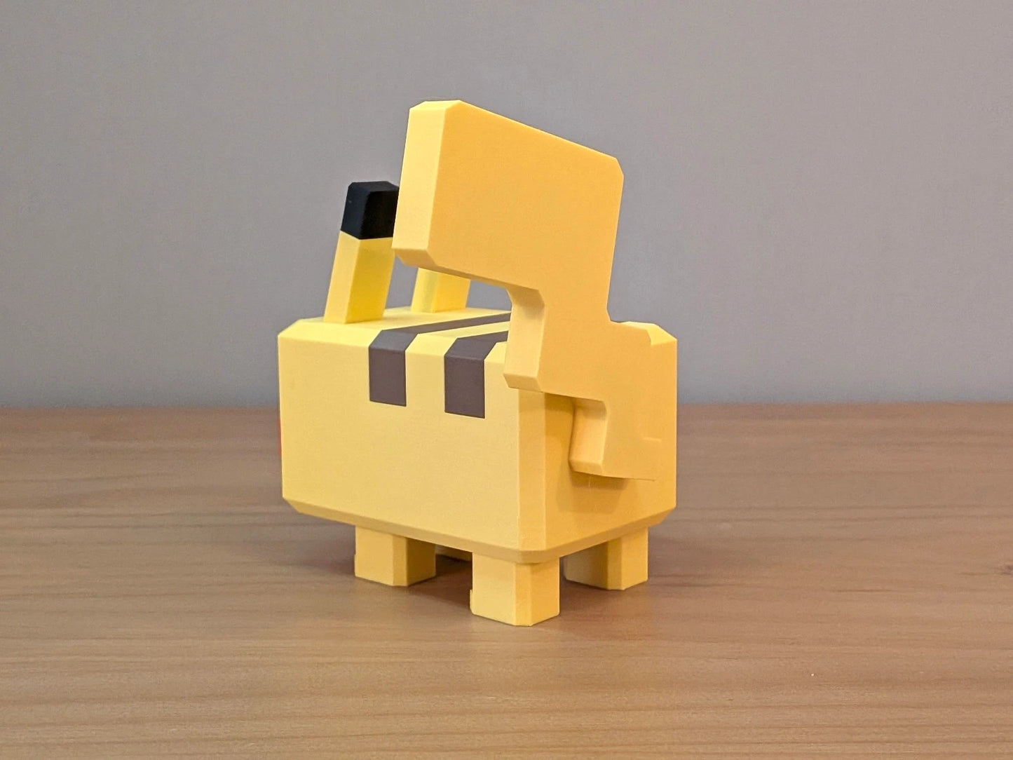 Blocky Pikachu | Themed Collectible Figurine | 3D Printed