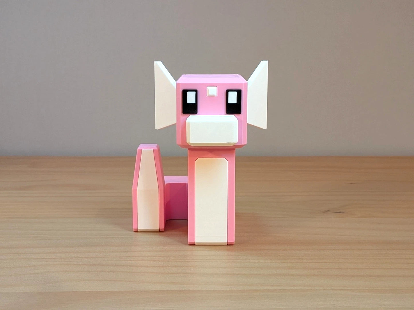 Blocky Shiny Dratini | Themed Collectible Figurine | 3D Printed