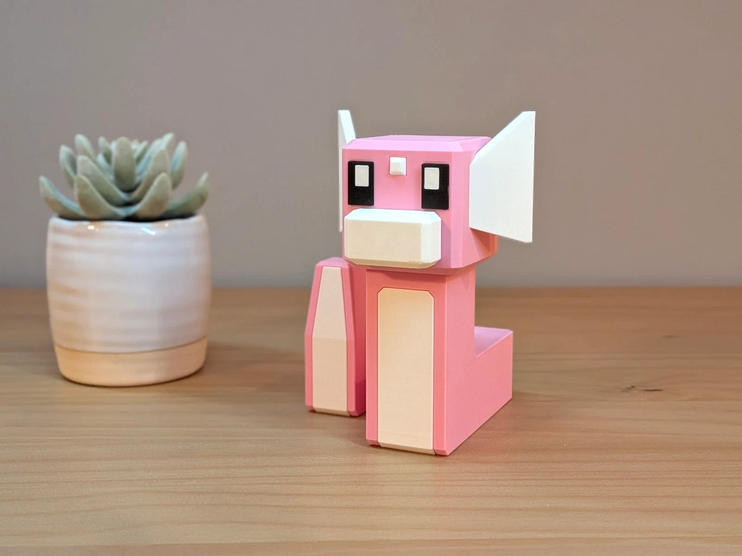 Blocky Shiny Dratini | Themed Collectible Figurine | 3D Printed